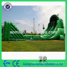 Tamanho inflável do slide 20 * 6 * 8m 0.55mmPVC inflável zip linha ropeway para venda